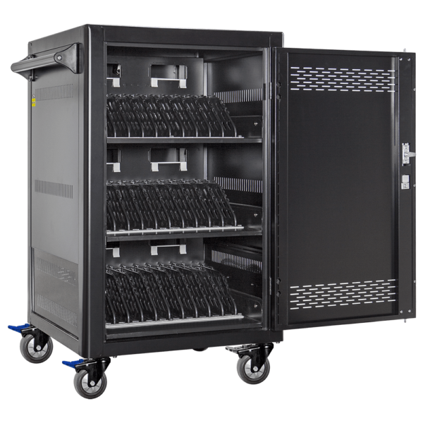 Pre-Wired Secure Charging Cart for 30 Devices