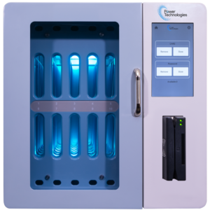 Smart Charging Cabinet for Securing and Sanitizing Phones