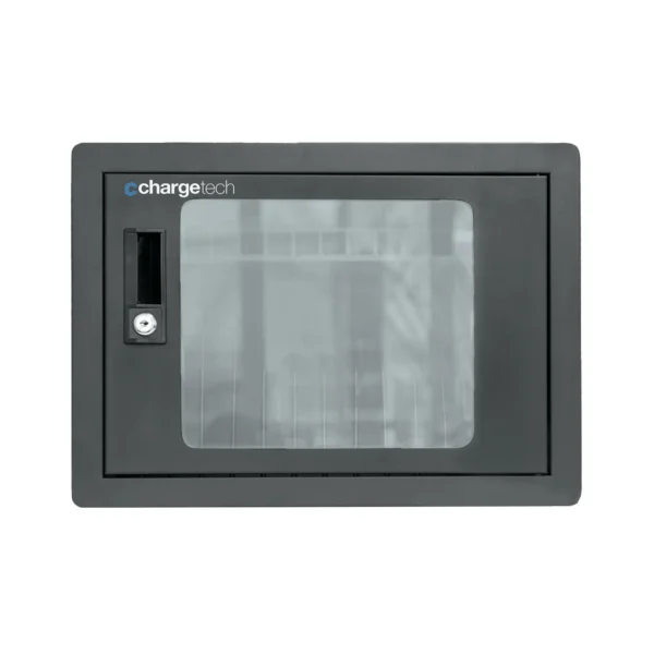 Locking 12-Device AC Charging Cabinet with UV Light
