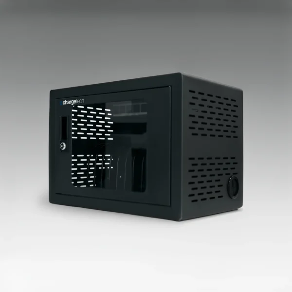 Locking 12-Device AC Charging Cabinet with UV Light