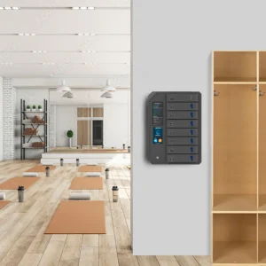 Secure 8-Device UV-C Disinfecting Mobile Charging Cabinet