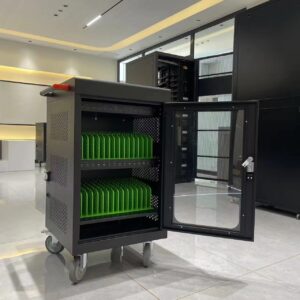 30-Bay Mobile Secure Laptop & Tablet Charging Cabinet