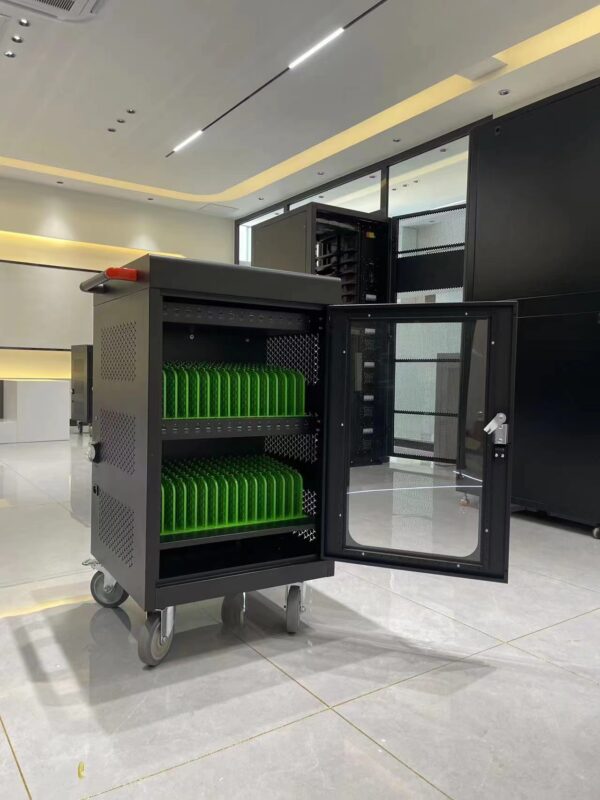 30-Bay Mobile Secure Laptop & Tablet Charging Cabinet