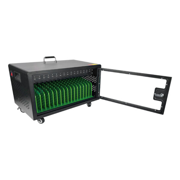 Locking Mobile Charging Cabinet for Laptops and Tablets