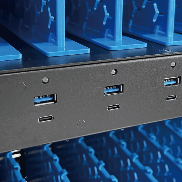 Portable Laptop Charging Cabinet with 10 Secure Slots