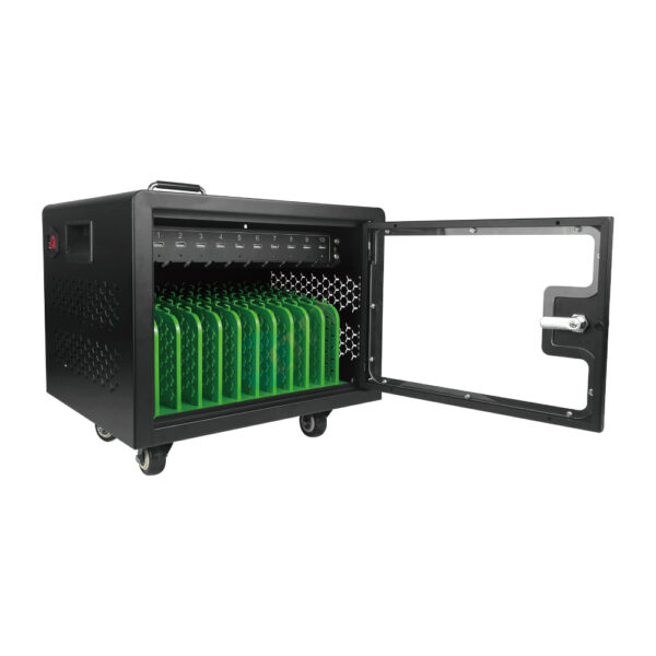 Portable Laptop Charging Cabinet with 10 Secure Slots