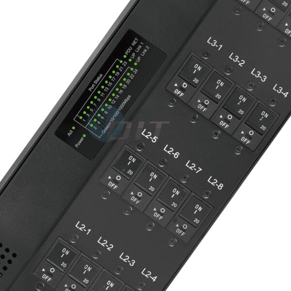24-Outlet Rack Mount Smart Power Distribution Unit 150A