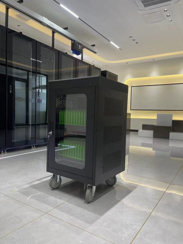 30-Bay Mobile Secure Laptop & Tablet Charging Cabinet