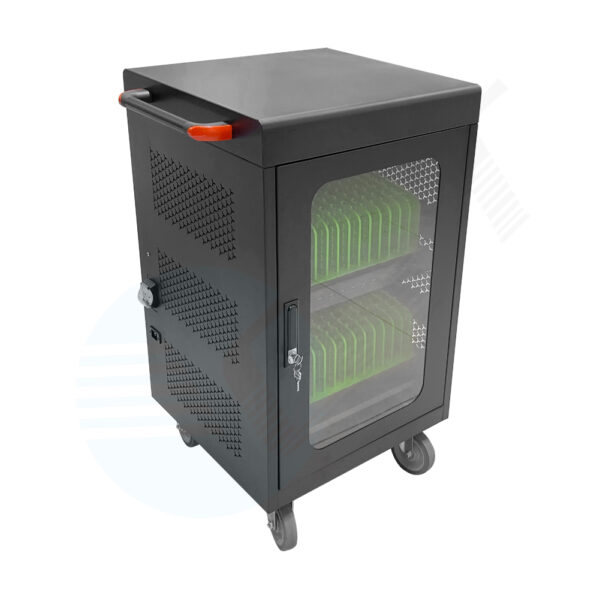 Mobile Charging Cabinet with Lockable Door and USB Ports
