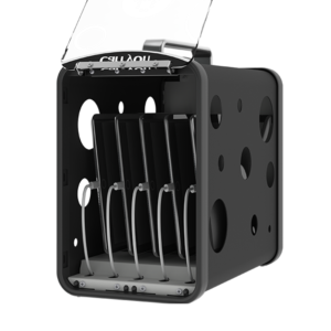 Secure Portable 5-Device Charging Cabinet