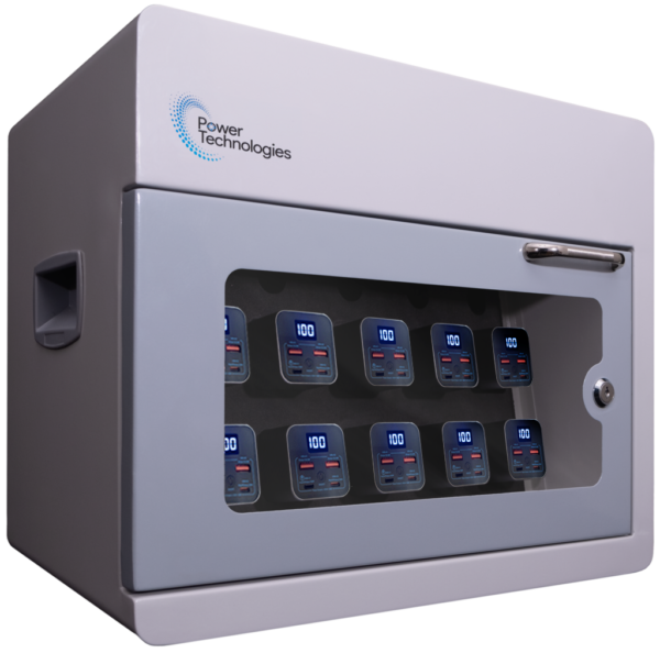 Anti-Theft Charging Cabinet for 10 Devices