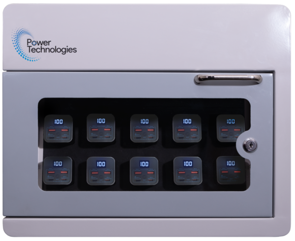 Anti-Theft Charging Cabinet for 10 Devices