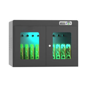 Armario de carga con desinfección UV segura para 10 dispositivos3 Armario de carga seguro con desinfección UV para 10 dispositivos