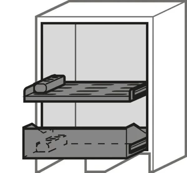 Fire-Resistant Safety Charging Cabinet for Batteries