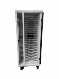 24-Device Secure Charging Cart for Laptops up to 17